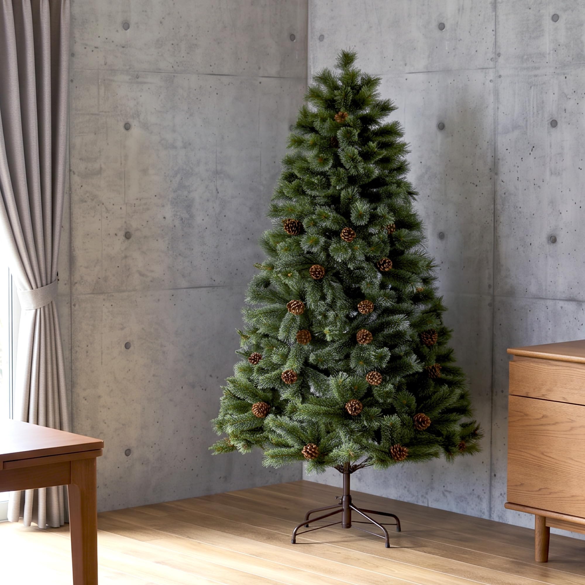 Amazon.co.jp: Baldur クリスマスツリー 180cm ヌードツリー 高級 高